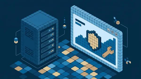 Ilustrasi pentingnya maintenance rutin server dan aplikasi bisnis